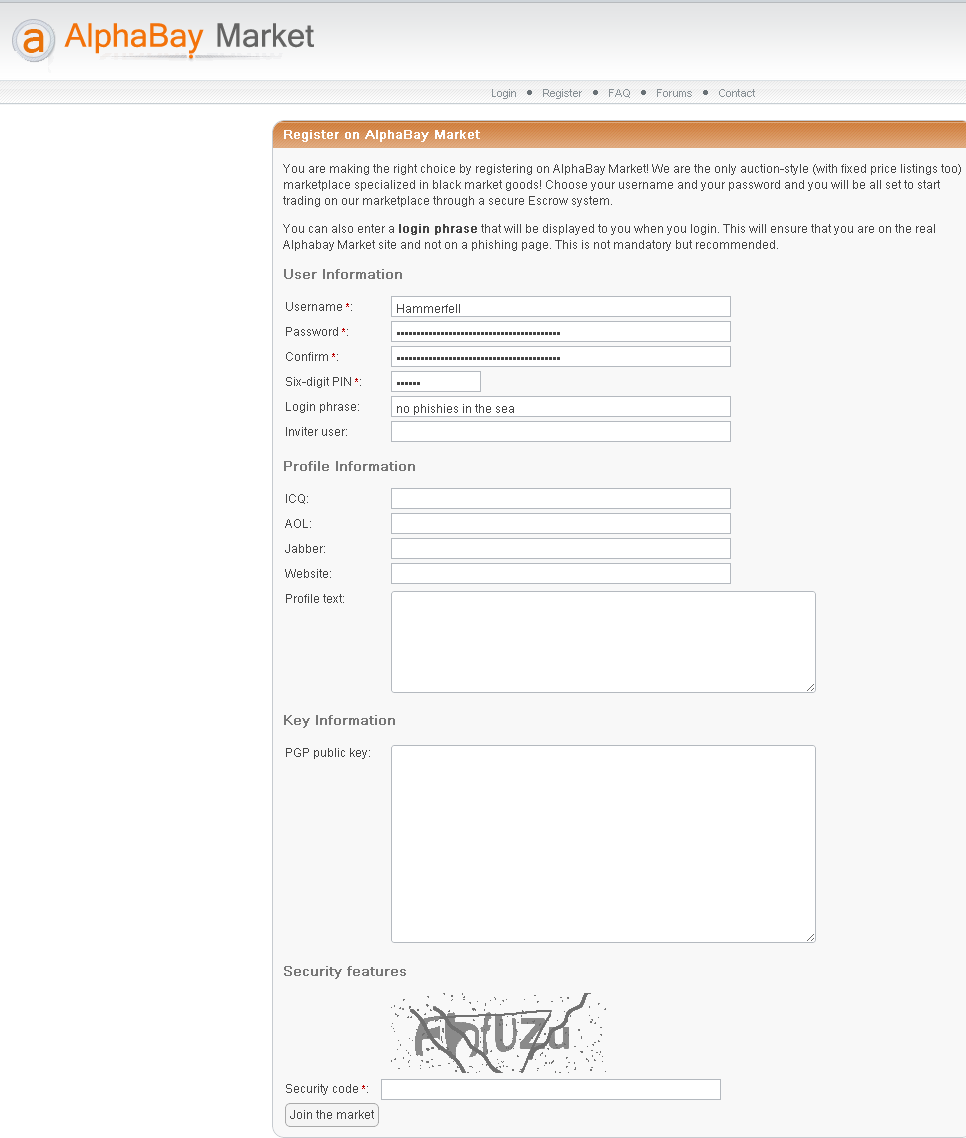 alphabay registration