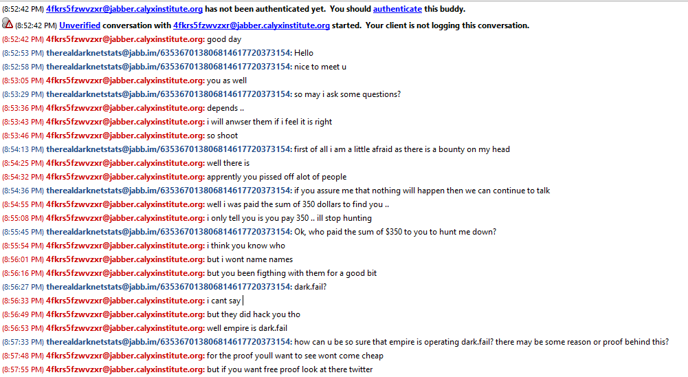 jabber conversation with godman666