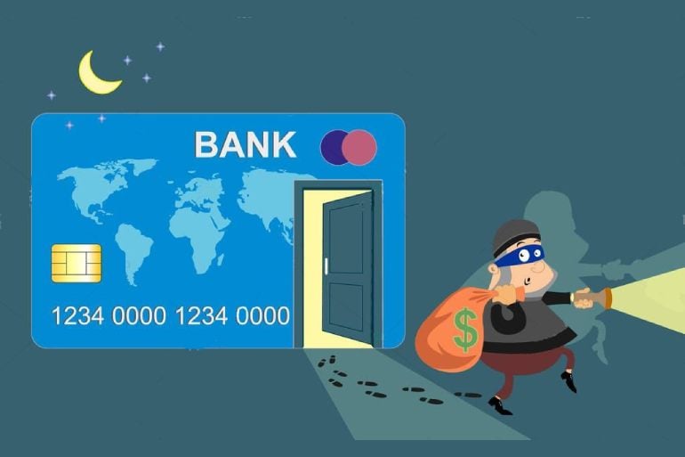 bank thief credit card