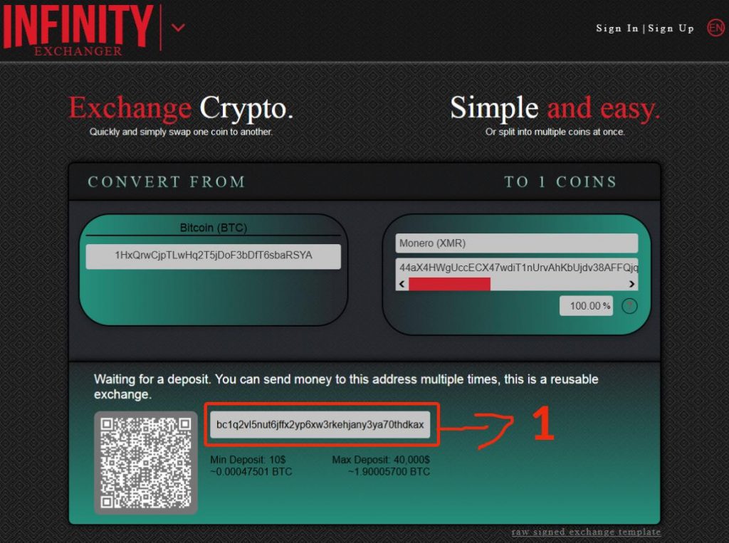 exchange coins 